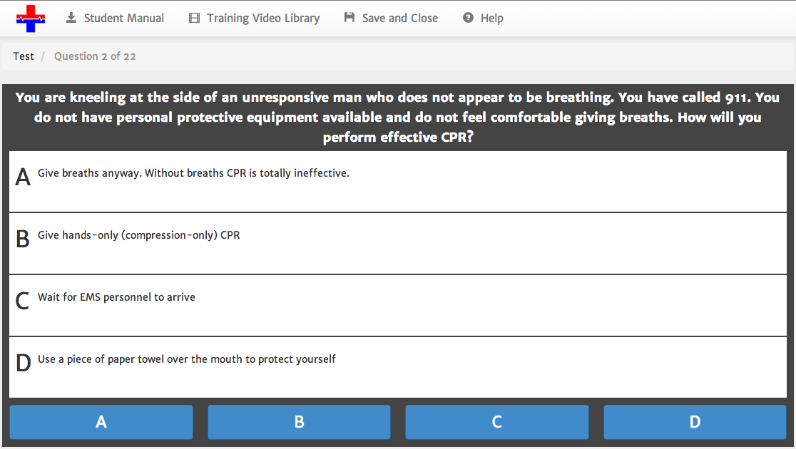 StudentCPR Test